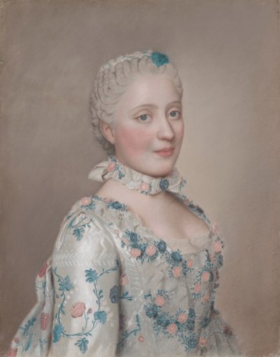 Portrait de Marie Josèphe de Saxe - Jean Étienne Liotard